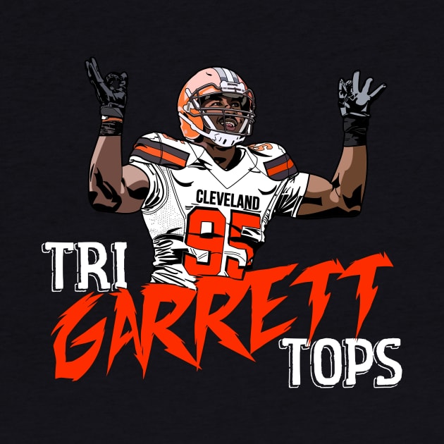 Myles Garrett Dinosaur by mbloomstine